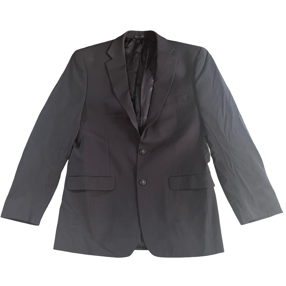 Calvin Klein Men's Size 40R Black Suit Jacket Blazer Formal Career Classic